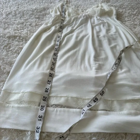 EBERJEY~ Mia Slip Chemise dress in Ivory Cream Size Medium - Picture 9 of 14